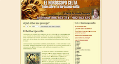 Desktop Screenshot of elhoroscopocelta.es